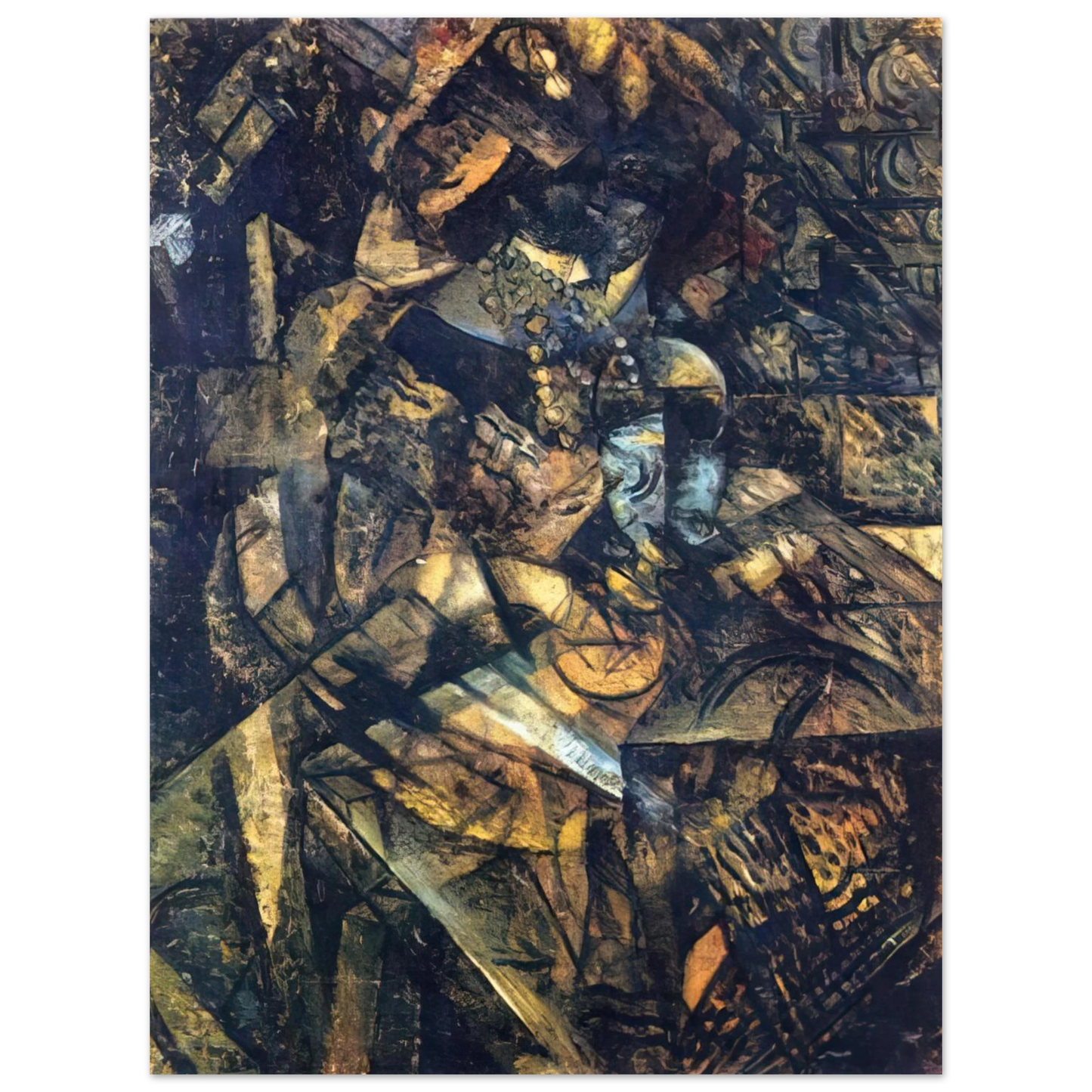 Carlo Carra - QUIRINAL STABLES  75x100 cm / 30x40inches Fine Art Poster