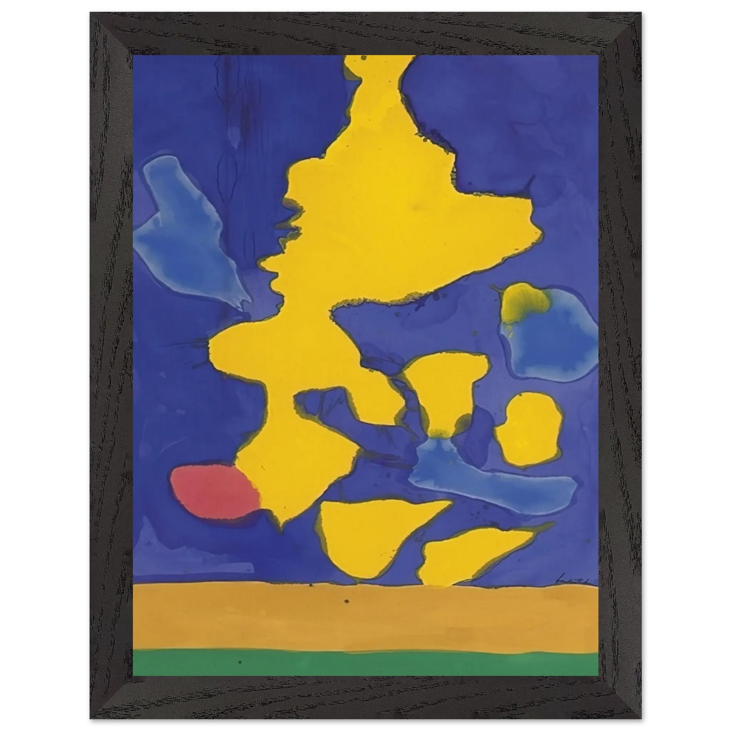Helen Frankenthaler - Saturn Revisited - 1964 Wall art - 60x80 cm / 24x32 Inches - Fine Art Poster - -