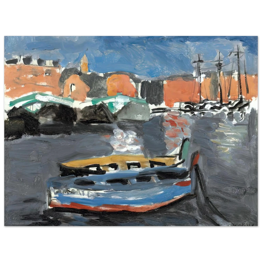 Henri Matisse - PORT DE MARSEILLE 1917  75x100 cm / 30x40inches Fine Art Poster