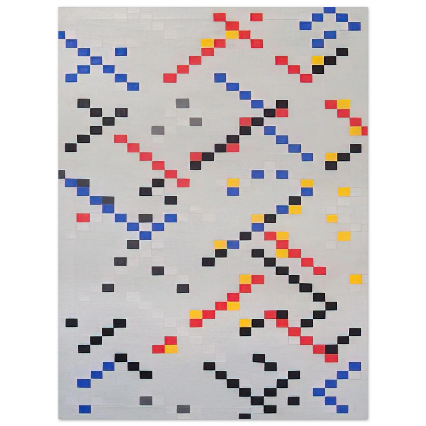 Leon Polk Smith - Inch Squares No. 3 - 1949  75x100 cm / 30x40inches Fine Art Poster