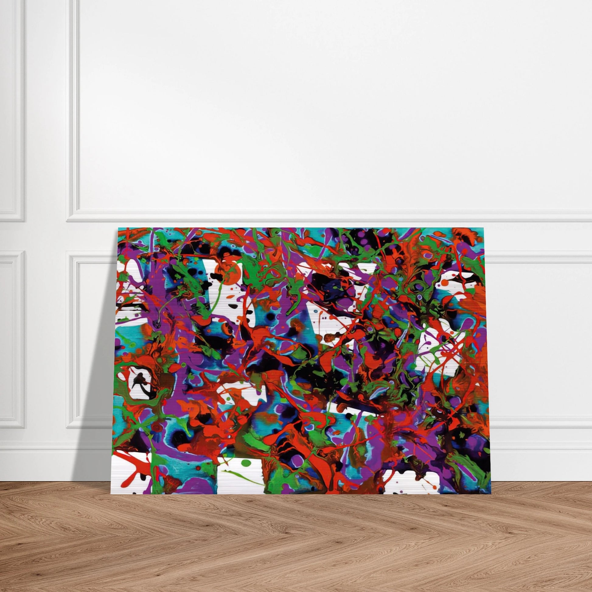 Untitled  SFP94-23  SF94-036  - Sam Francis Brushed Aluminum Print - 70x100 cm / 28x40 inches | Sam Francis Aluminum Print | Sam Francis Prints