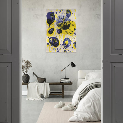 Untitled  from Pasadena Box   Lembark L61  - Sam Francis Brushed Aluminum Print - 70x100 cm / 28x40 inches | Sam Francis Aluminum Print | Sam Francis Prints