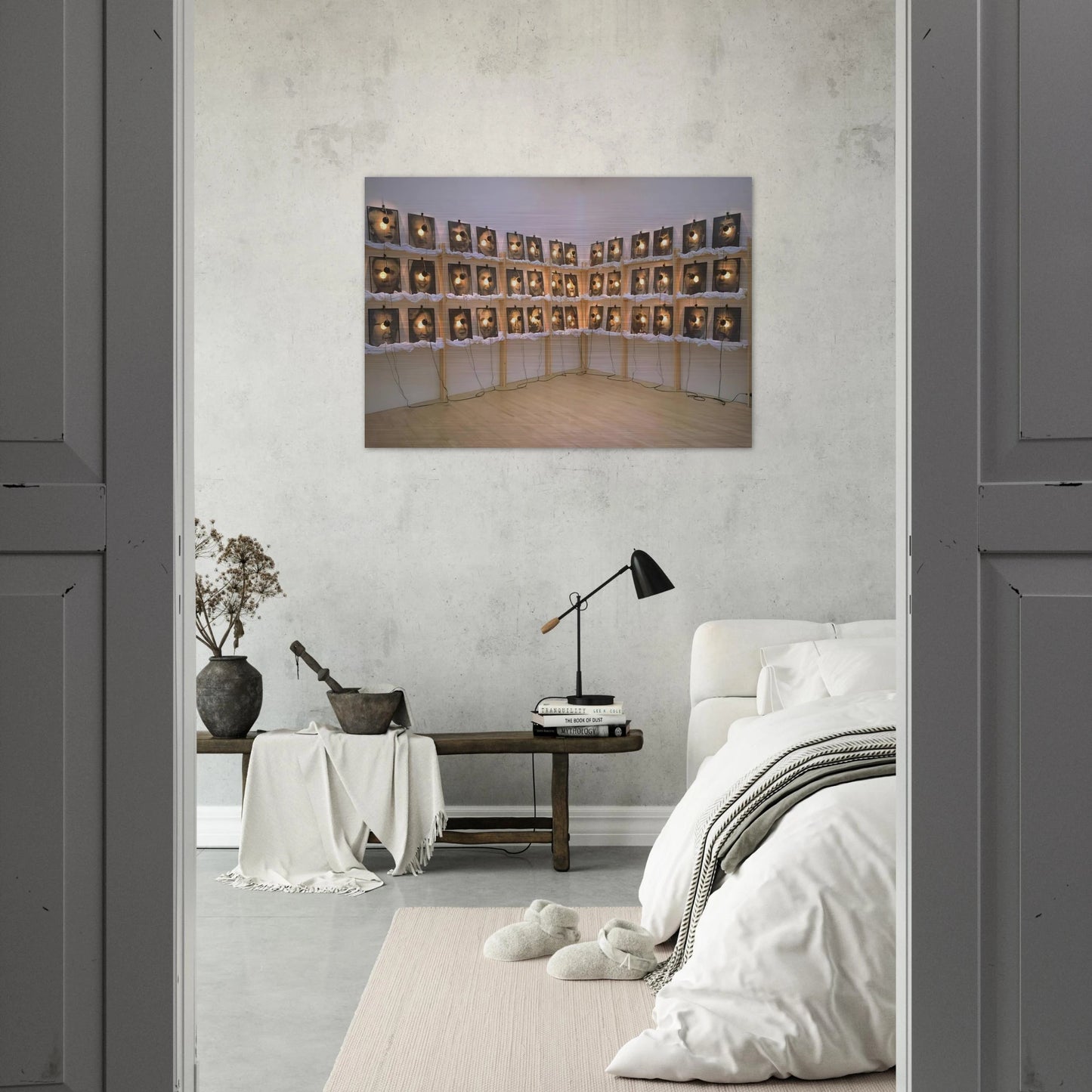 THE RESERVE OF DEAD SWISS 1990 - Christian Boltanski Brushed Aluminum Print - 70x100 cm / 28x40 inches | Christian Boltanski Aluminum Print | Christian Boltanski Prints