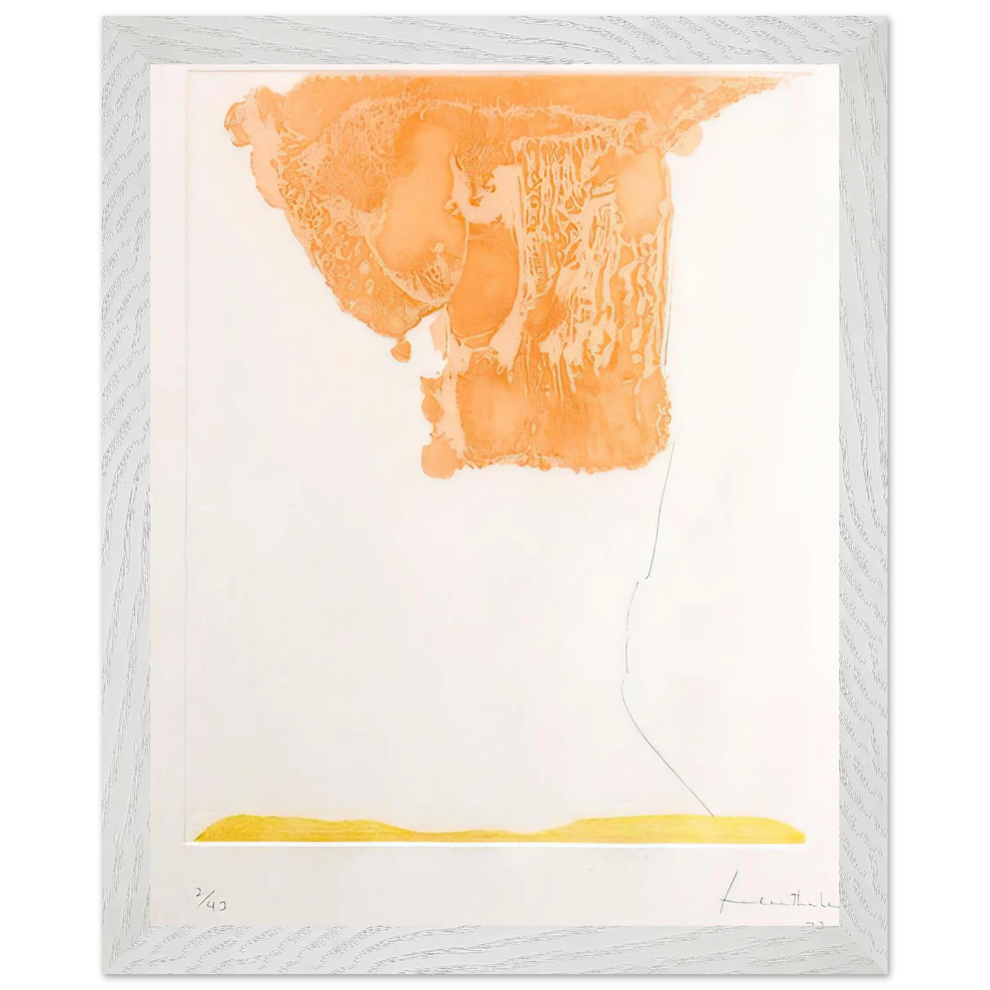 Helen Frankenthaler - Pranzo Italiano - 1973 Wall art - A3 (29.7 x 42  cm) - Fine Art Poster-canvas - -