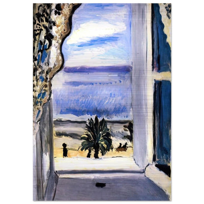 THE OPEN WINDOW 1918 - Henri Matisse Brushed Aluminum Print - 70x100 cm / 28x40 inches | Henri Matisse Aluminum Print | Henri Matisse Prints