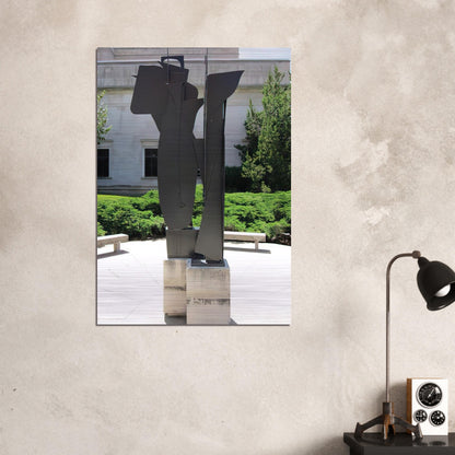 SEVENTH DECADE GARDEN IX X 1970 - Louise Nevelson Brushed Aluminum Print - 70x100 cm / 28x40 inches | Louise Nevelson Aluminum Print | Louise Nevelson Prints