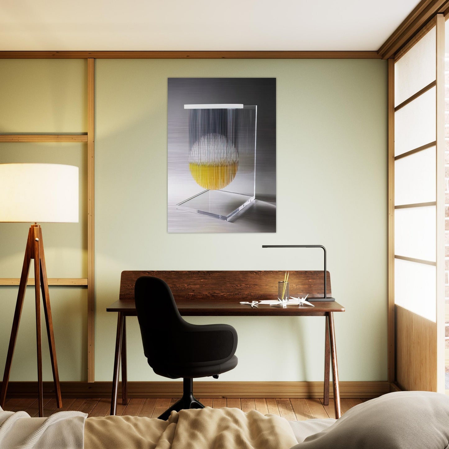 ESFERA THEOSPACIO 1989 - Jesus Rafael Soto Brushed Aluminum Print - 70x100 cm / 28x40 inches | Jesus Rafael Soto Aluminum Print | Jesus Rafael Soto Prints