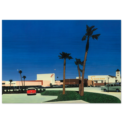 In the beginning Stonestown - Hiroshi Nagai Brushed Aluminum Print - 70x100 cm / 28x40 inches | Hiroshi Nagai Aluminum Print | Hiroshi Nagai Prints