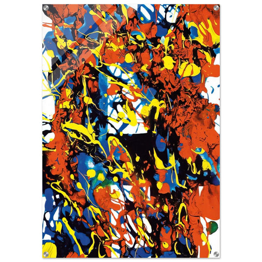 Untitled  SFP94-73  SFF 1747  - Sam Francis Acrylic Print - 70x100 cm / 28x40″ inches