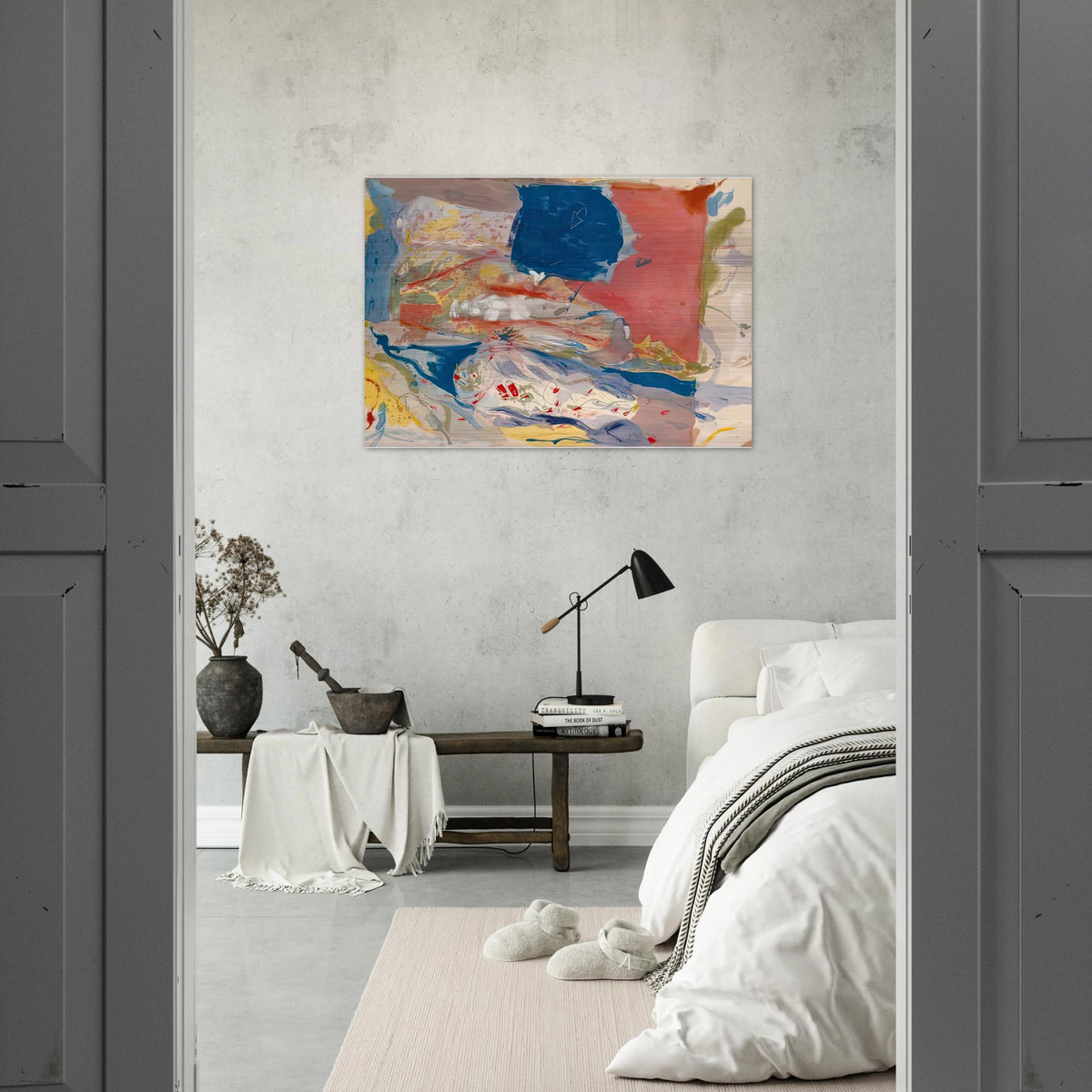 Lorelei, 1957- - Helen Frankenthaler Brushed Aluminum Print - 70x100 cm / 28x40 inches | Helen Frankenthaler Aluminum Print | Helen Frankenthaler Prints