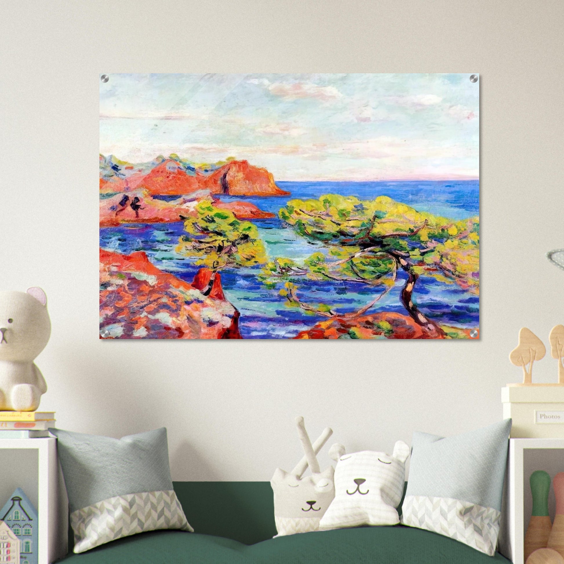 Le Trayas - 1907 - Armand Guillaumin Acrylic Print - 70x100 cm / 28x40″ inches