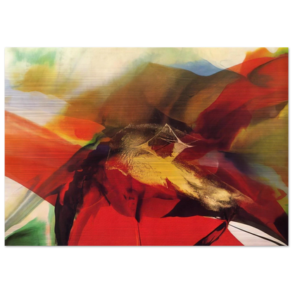 Phenomena Day of Zagorsk - 1966 - Paul Jenkins Brushed Aluminum Print - 70x100 cm / 28x40 inches | Paul Jenkins Aluminum Print | Paul Jenkins Prints