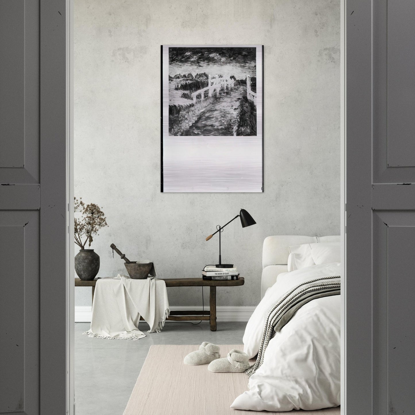 Maruchbrucke - Emil Nolde Brushed Aluminum Print - 70x100 cm / 28x40 inches | Emil Nolde Aluminum Print | Emil Nolde Prints
