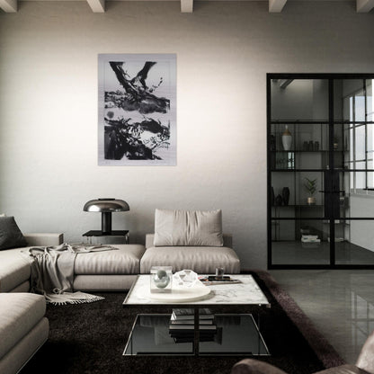 FLASHES 1992 - Zao Wou-Ki Brushed Aluminum Print - 70x100 cm / 28x40 inches | Zao Wou-Ki Aluminum Print | Zao Wou-Ki Prints