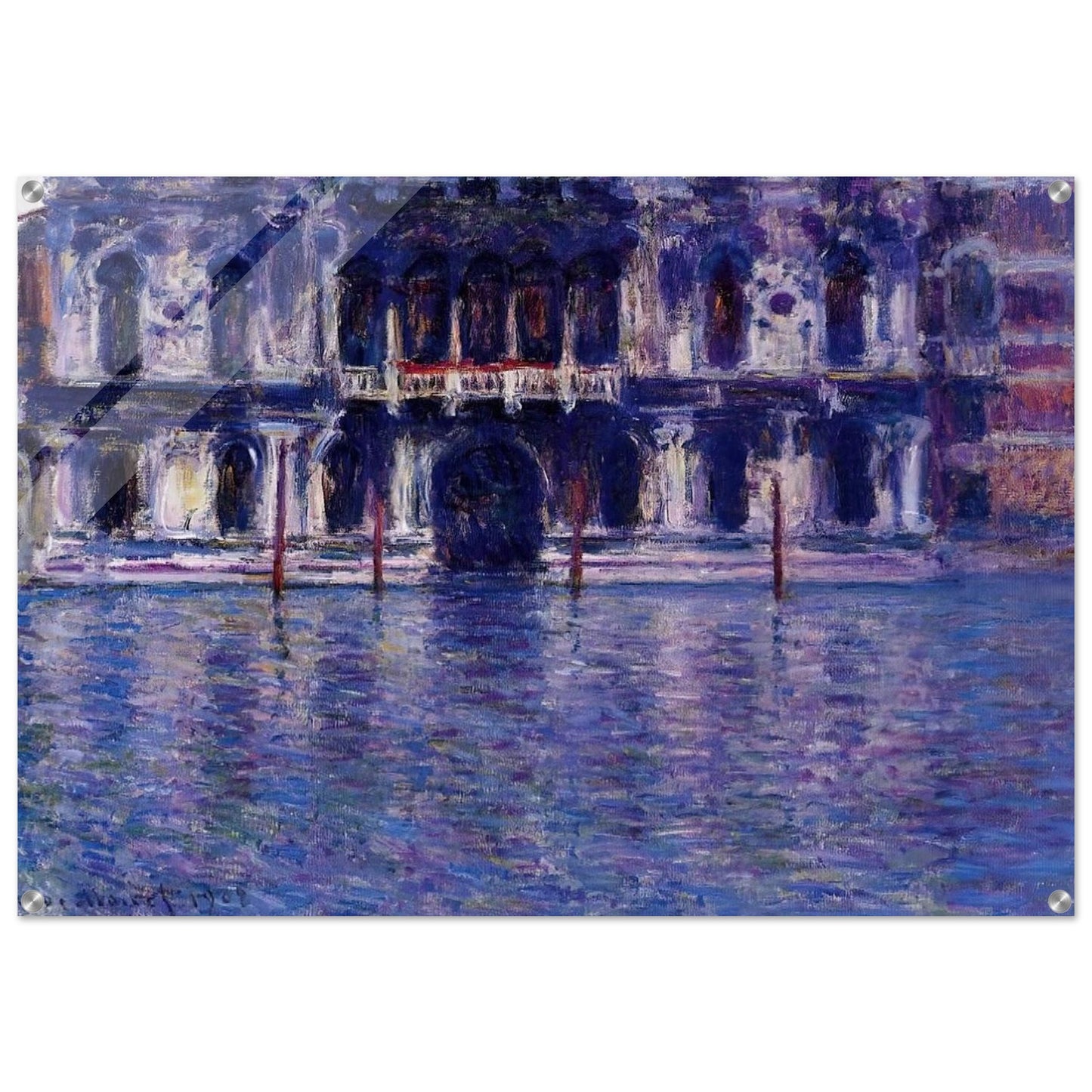 Palazzo Contarini - claude monet Acrylic Print - 70x100 cm / 28x40″ inches | claude monet Wall Art | claude monet Prints