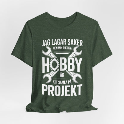 Projet de loisir Tee - T-shirt DIY amusant pour artisans, cadeau pour bricoleur, Fête des Pères, tenue décontractée, vêtements d'atelier