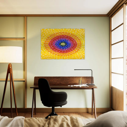 RESSURECTION 1966 - Alma Woodsey Thomas Brushed Aluminum Print - 70x100 cm / 28x40 inches | Alma Woodsey Thomas Aluminum Print | Alma Woodsey Thomas Prints