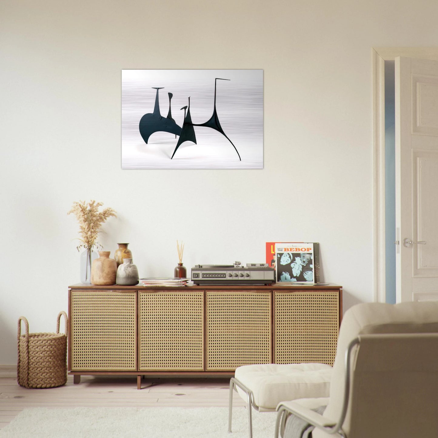 SPINY MAQUETTE 1939 - Alexander Calder Brushed Aluminum Print - 70x100 cm / 28x40 inches | Alexander Calder Aluminum Print | Alexander Calder Prints