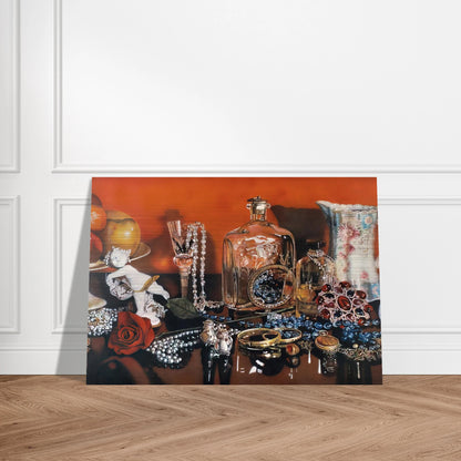 JOLIE MADAME 1973 - Audrey Flack Brushed Aluminum Print - 70x100 cm / 28x40 inches | Audrey Flack Aluminum Print | Audrey Flack Prints