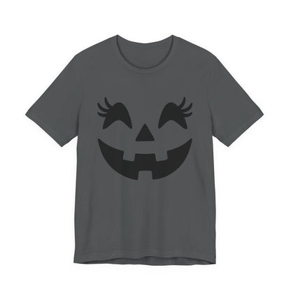 Masque de citrouille Jack O'Lantern Cils Halloween Femmes Filles T-Shirt