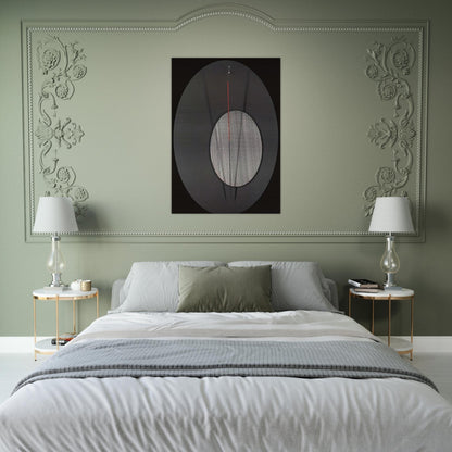 L OEIL DE BOEUF - Jesus Rafael Soto Brushed Aluminum Print - 70x100 cm / 28x40 inches | Jesus Rafael Soto Aluminum Print | Jesus Rafael Soto Prints