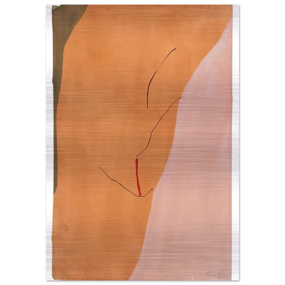 Sanguine Mood - 1971 - Helen Frankenthaler Brushed Aluminum Print - 70x100 cm / 28x40 inches | Helen Frankenthaler Aluminum Print | Helen Frankenthaler Prints