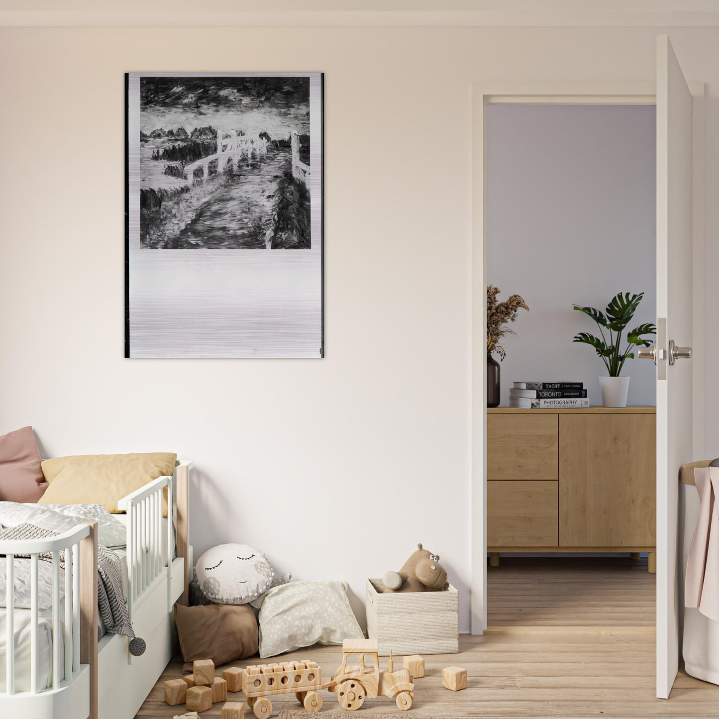 Maruchbrucke - Emil Nolde Brushed Aluminum Print - 70x100 cm / 28x40 inches | Emil Nolde Aluminum Print | Emil Nolde Prints