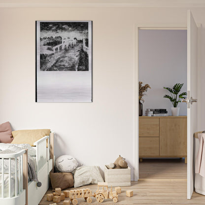 Maruchbrucke - Emil Nolde Brushed Aluminum Print - 70x100 cm / 28x40 inches | Emil Nolde Aluminum Print | Emil Nolde Prints