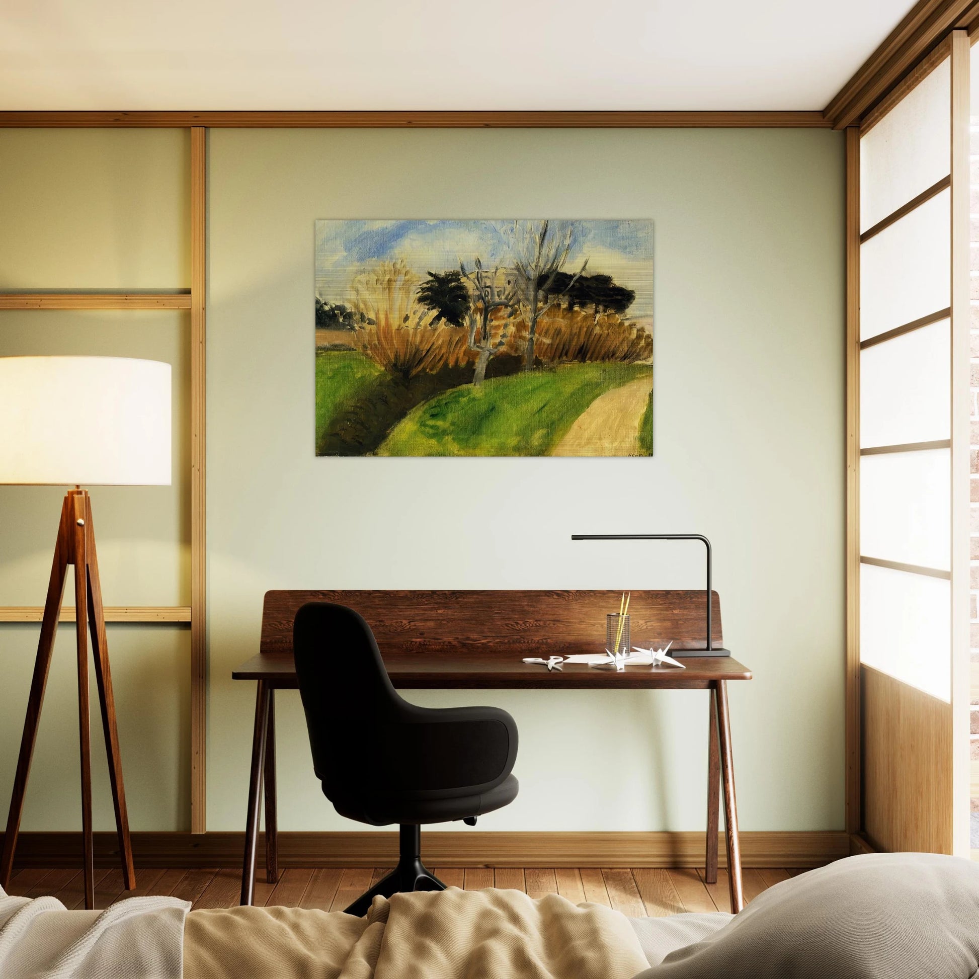 THE STREAM NEAR NICE - Henri Matisse Brushed Aluminum Print - 70x100 cm / 28x40 inches | Henri Matisse Aluminum Print | Henri Matisse Prints