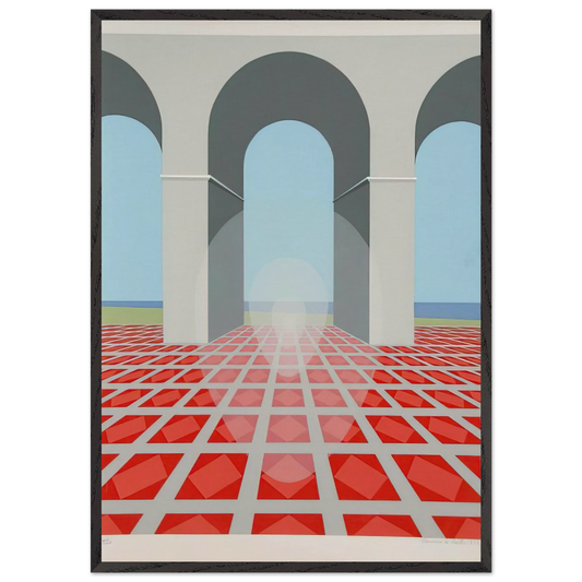 Arches - 1979 - Clarence Holbrook Carter 70x100 cm / 28x40 inches Framed Art Print – Black Wooden Frame