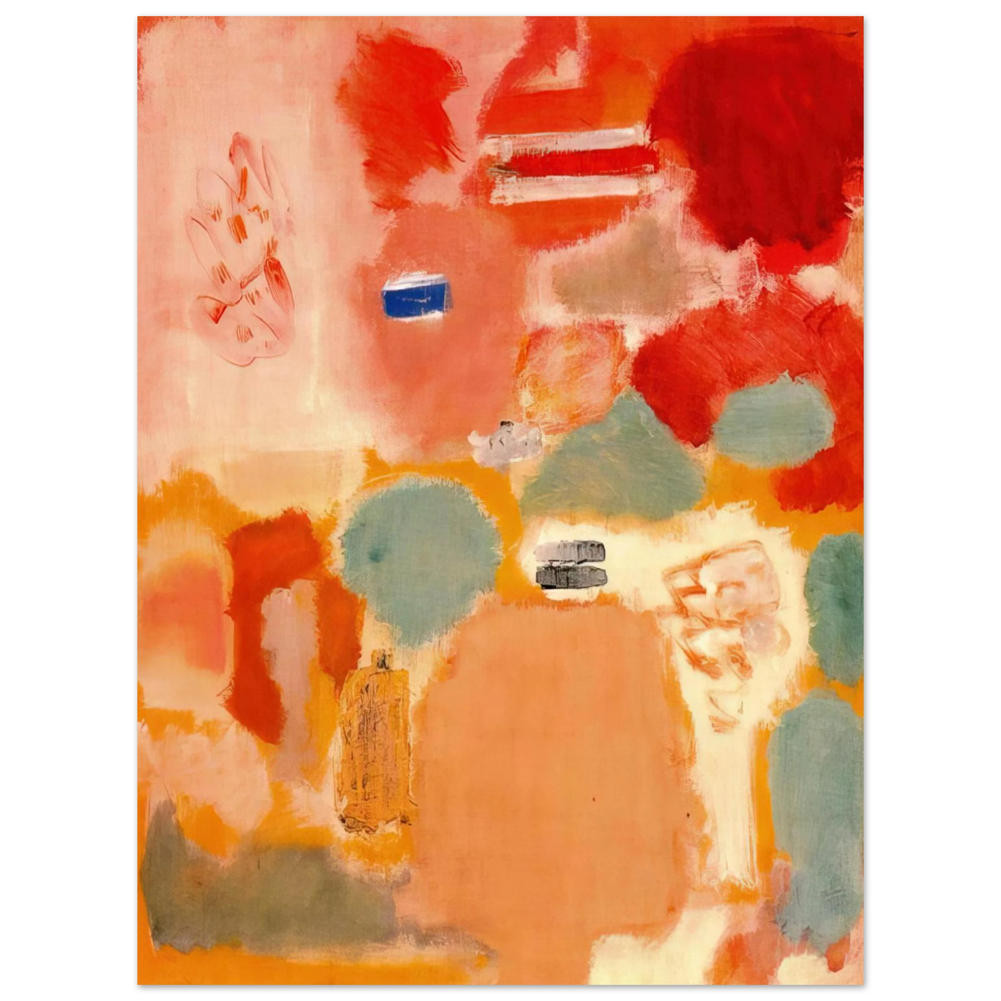 Mark Rothko - No. 21 - 1949 Wall Art - 21x29.7 cm / 8x12" - Fine Art Poster-canvas - -