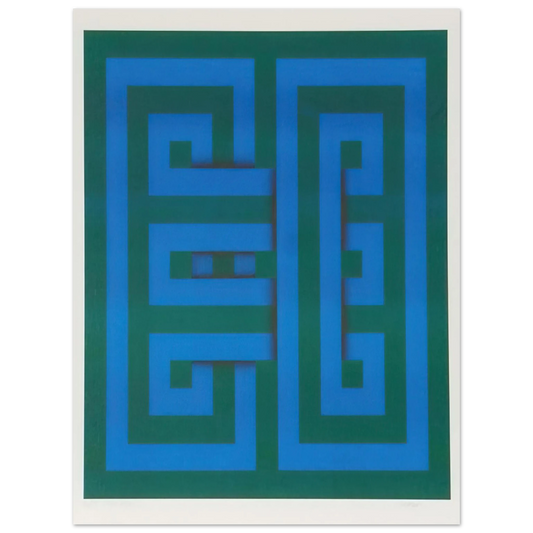 Omar Rayo - Saphan - 1969  75x100 cm / 30x40inches Fine Art Poster