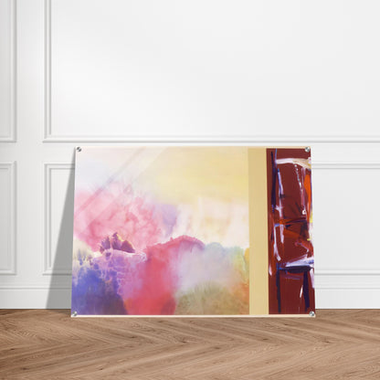 For Sara Teasdale - 1992 - Ronnie Landfield Acrylic Print - 70x100 cm / 28x40″ inches