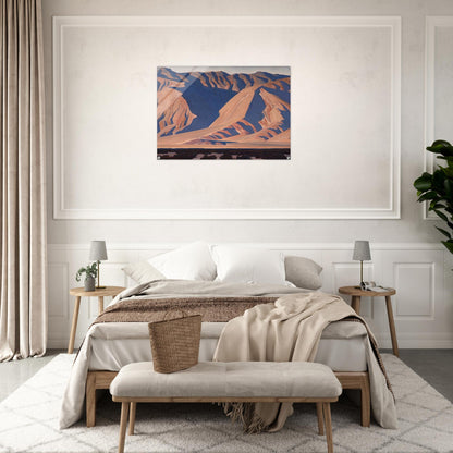 INYO MOUNTAINS 1944 - Maynard Dixon Acrylic Print - 70x100 cm / 28x40″ inches | Maynard Dixon Wall Art | Maynard Dixon Prints