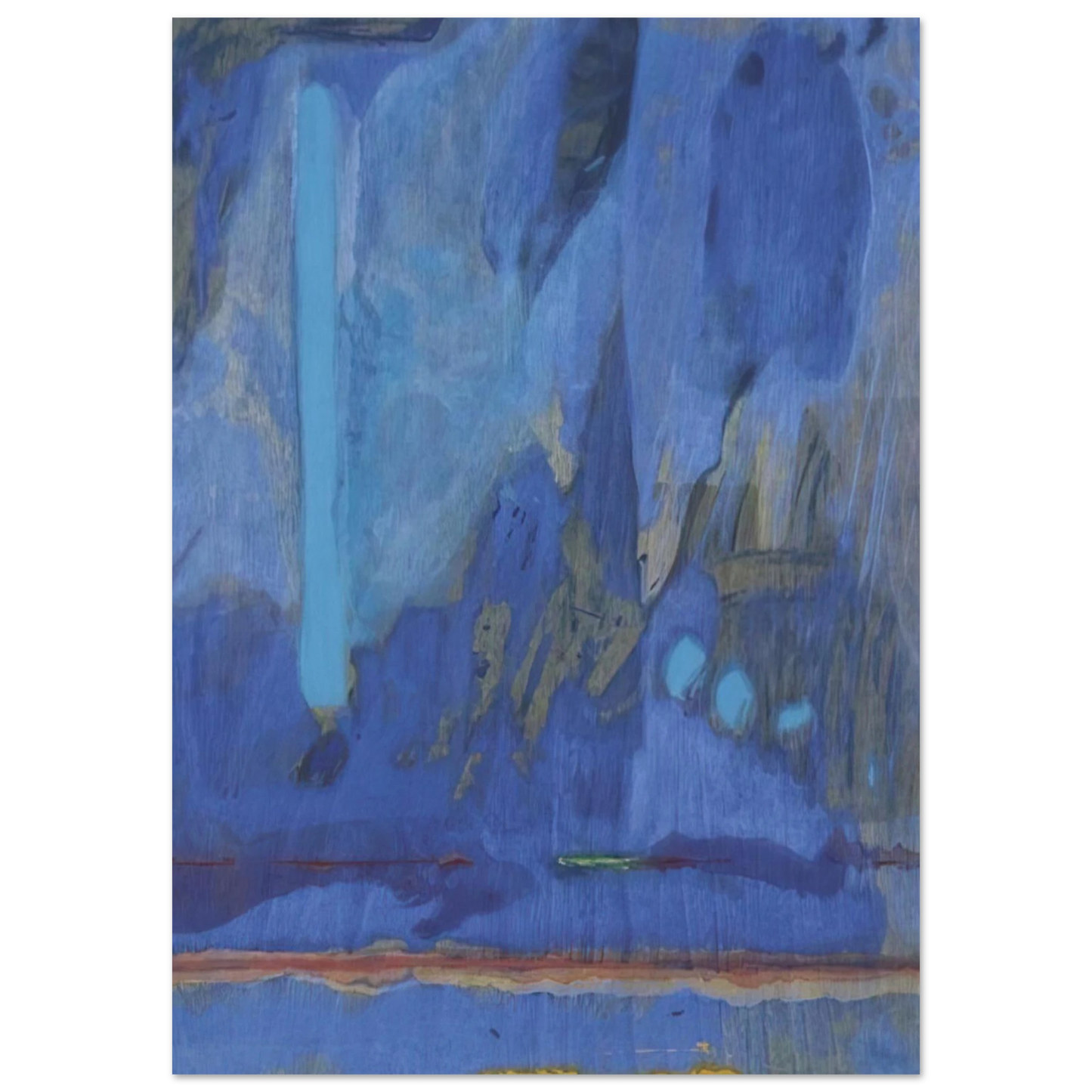 Helen Frankenthaler - Tales of Genji III - 1998 Wall art - 13x18 cm / 5x7 inches - Fine Art Poster-canvas - -