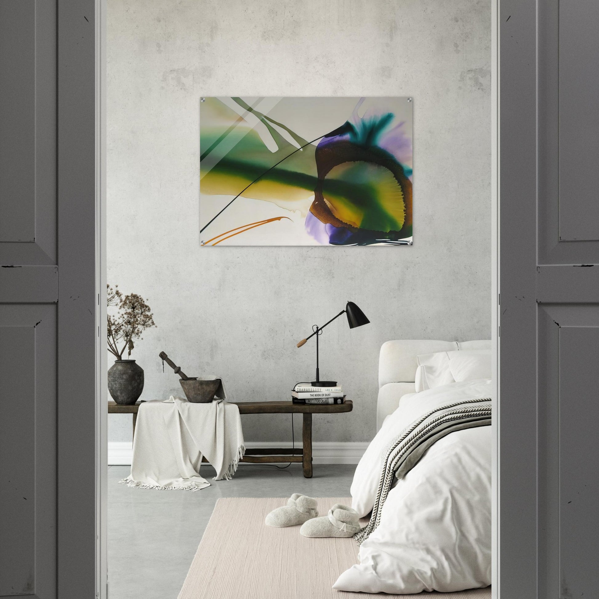 Phenomena Amber Sight - 1968 - Paul Jenkins Acrylic Print - 70x100 cm / 28x40″ inches