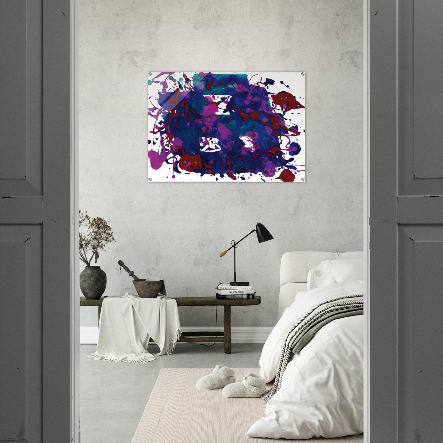 Untitled  SFP94-75  SFF 1749  - Sam Francis Acrylic Print - 70x100 cm / 28x40″ inches