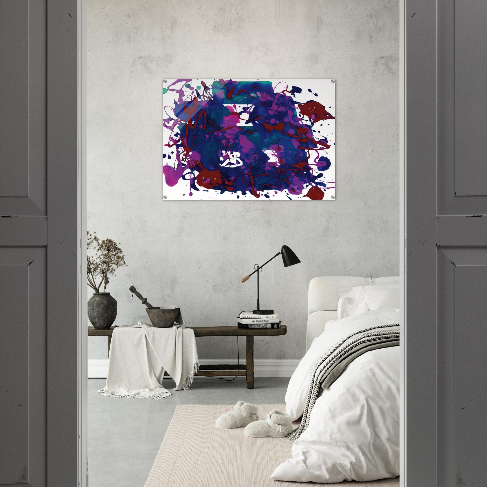 Untitled  SFP94-75  SFF 1749  - Sam Francis Acrylic Print - 70x100 cm / 28x40″ inches