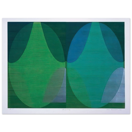 Sam Gilliam - Bowling  75x100 cm / 30x40inches Fine Art Poster