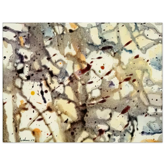 Marcel Barbeau - Combustions originelles 36  75x100 cm / 30x40inches Fine Art Poster
