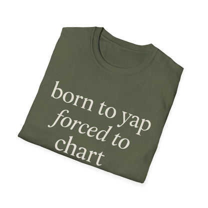 Né pour aboyer, condamné à dessiner des cartes, T-shirt drôle pour infirmières, cadeau humoristique médical pour IA, IA, IA, T-shirt pour amoureux des chiens