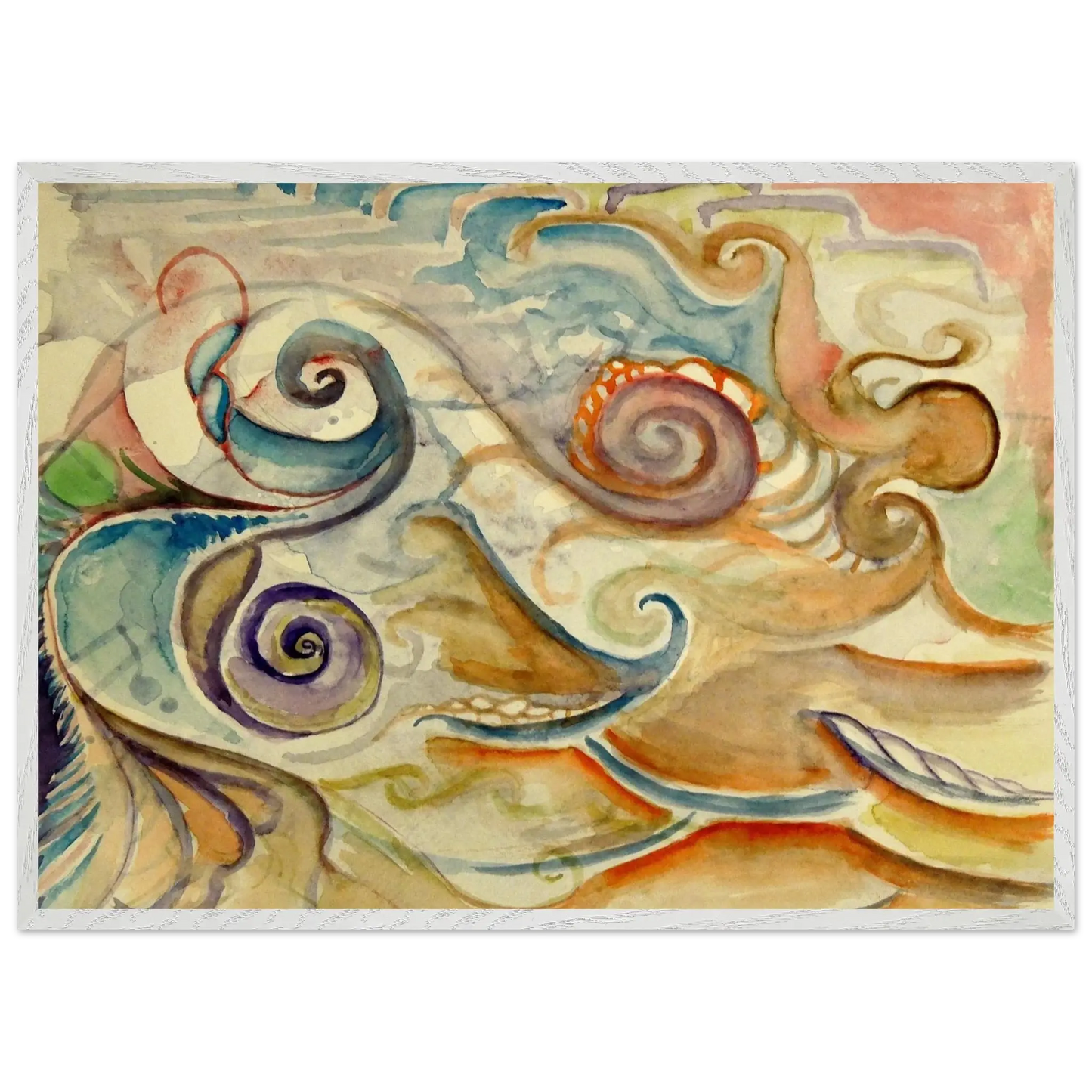 Walter Inglis Anderson - Walter Anderson Wall art - A3 (29.7 x 42  cm) - Premium Wooden Framed Poster With Fine Art Paper - Black frame