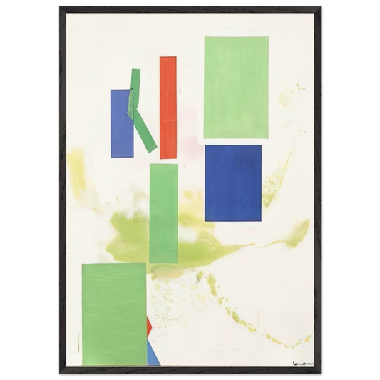 Lucidus Ordo - Hans Hofmann 70x100 cm / 28x40 inches Framed Art Print – Black Wooden Frame
