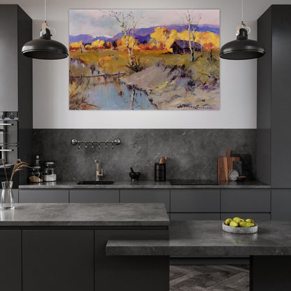 Autumn Morning - Romanticism - Sydney Laurence Art Prints - 100x150 cm / 40x60″ inches | Sydney Laurence Poster | Sydney Laurence Prints