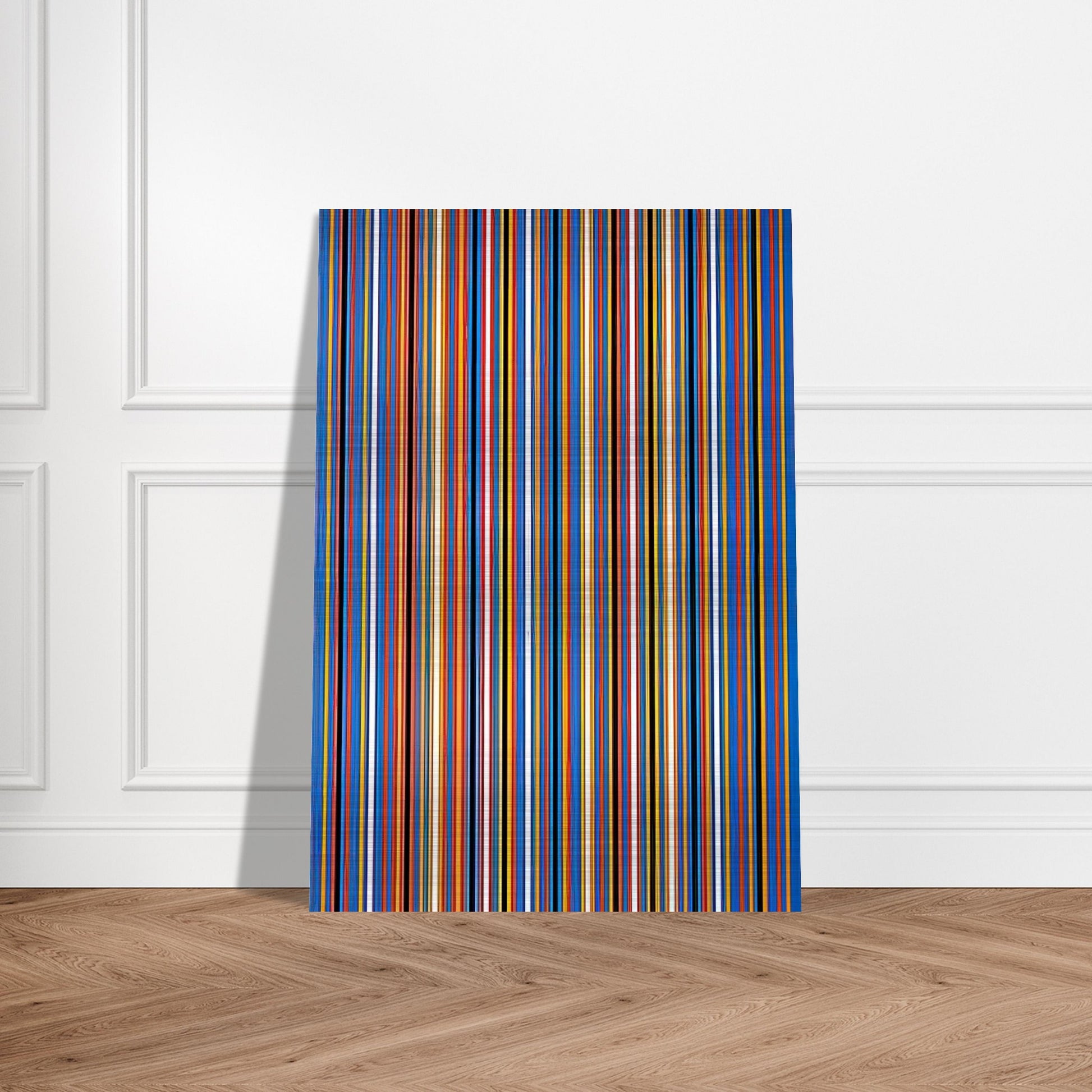 RA 2 1981 - Bridget Riley Brushed Aluminum Print - 70x100 cm / 28x40 inches | Bridget Riley Aluminum Print | Bridget Riley Prints
