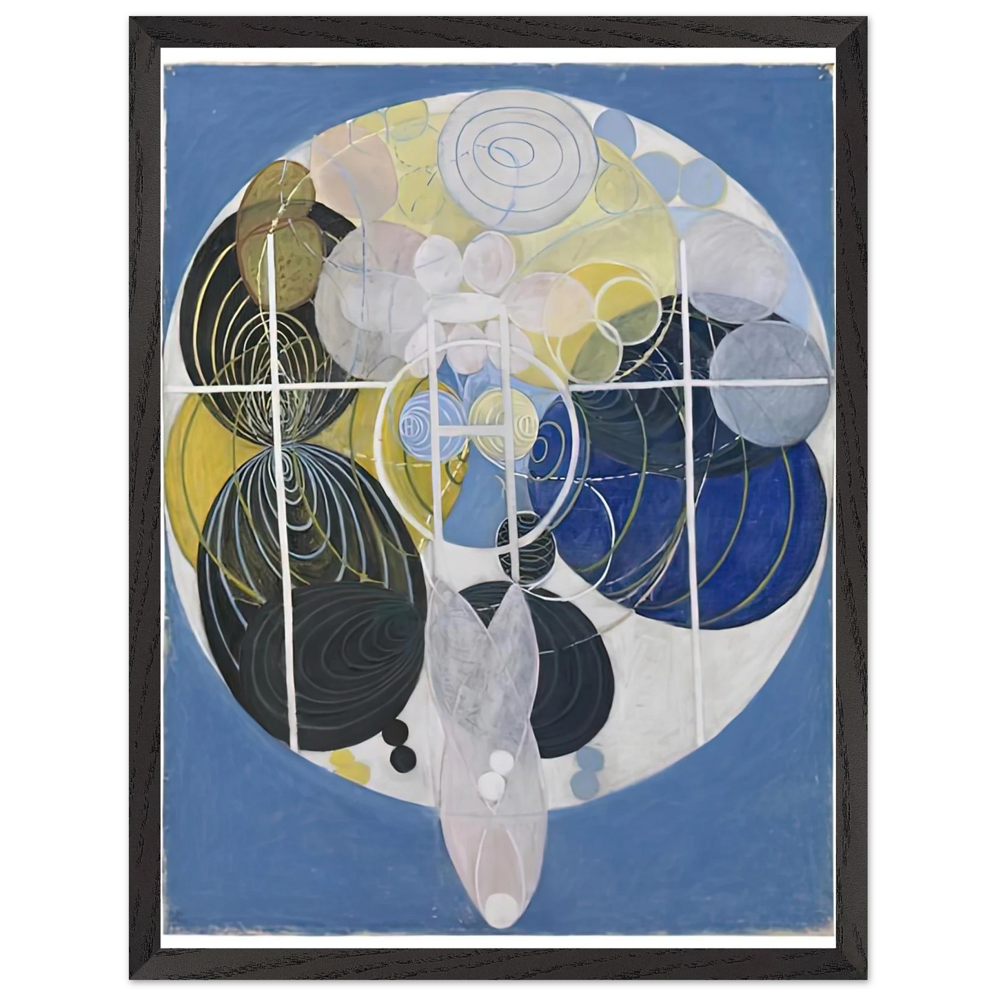 Hilma af Klint - THE LARGE FIGURE PAINTINGS NR 5 1907 Wall art - 50x70 cm / 20x28 inches - Fine Art Poster-canvas - -
