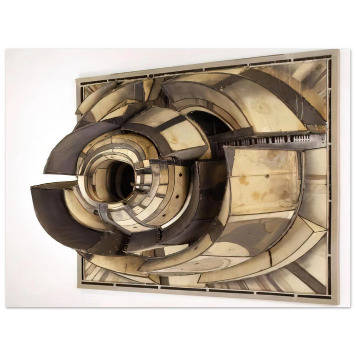 Lee Bontecou - UNTITLED 1962  75x100 cm / 30x40inches Fine Art Poster