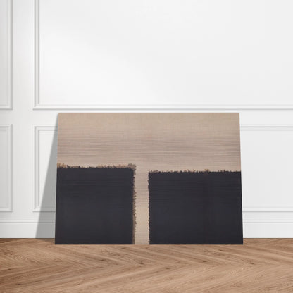 Burnt Umber  Ultramarine - 2004 - Yun Hyong-keun Brushed Aluminum Print - 70x100 cm / 28x40 inches | Yun Hyong-keun Aluminum Print | Yun Hyong-keun Prints
