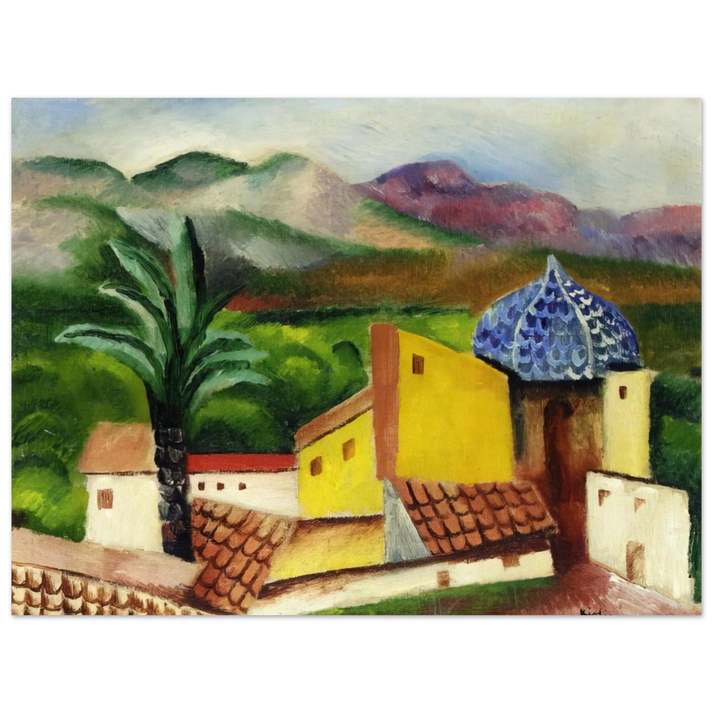 Moise Kisling - SAGUNTO 1916  75x100 cm / 30x40inches Fine Art Poster