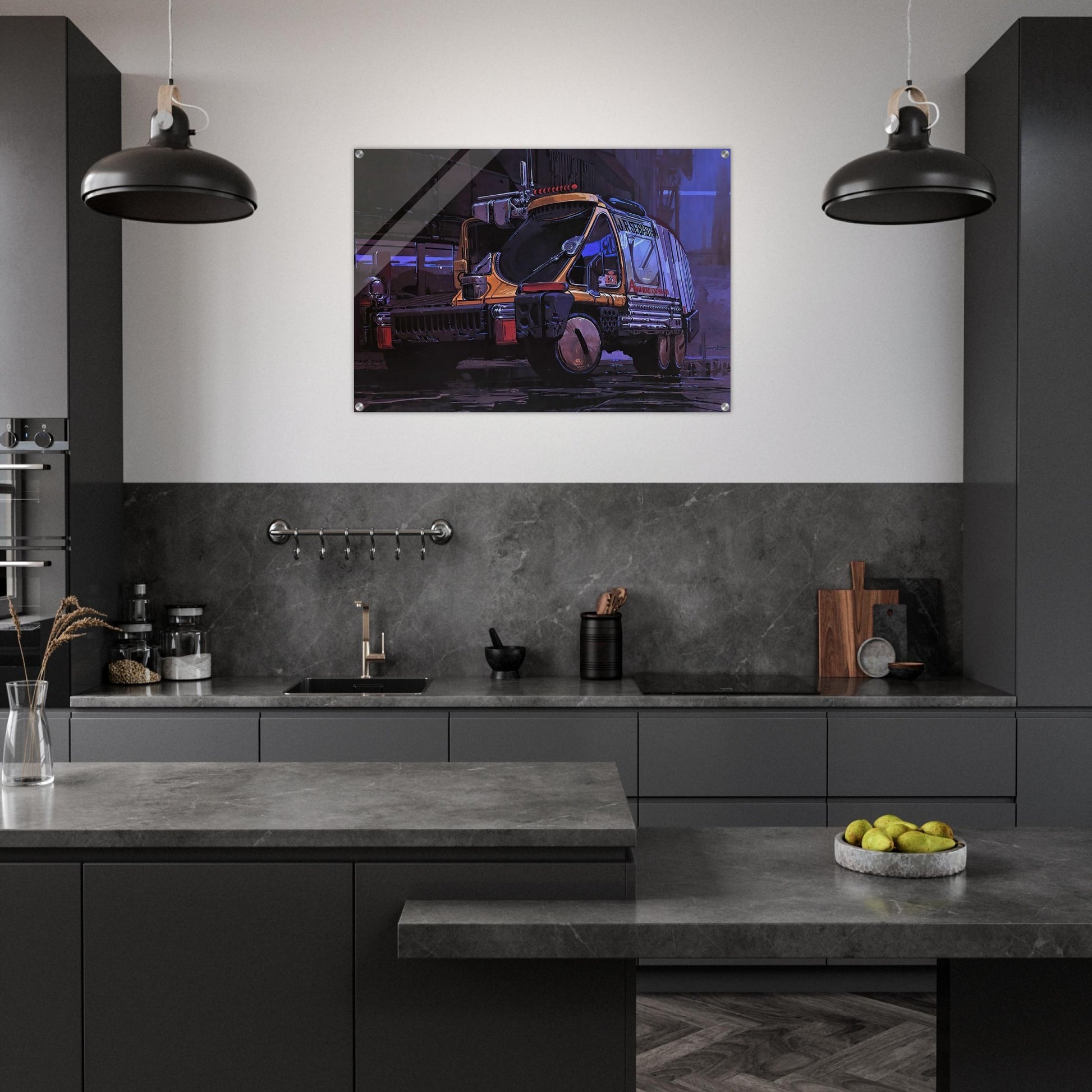 Syd Mead - Syd Mead Acrylic Print - 70x100 cm / 28x40″ inches